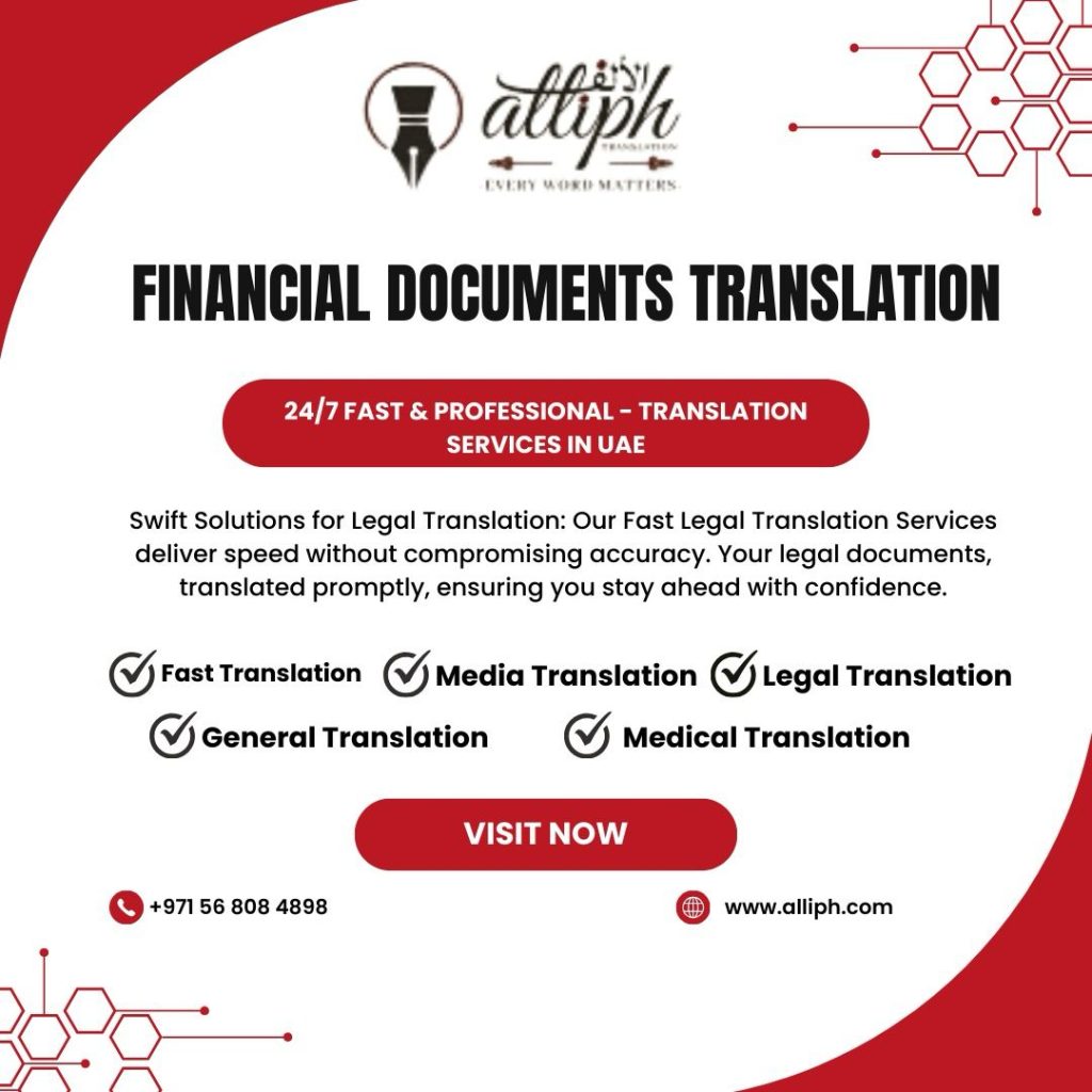 Our team of skilled translators, each with specialised knowledge in various industries, ensures that every financial document translation is accurate, culturally relevant, and compliant with international standards.
