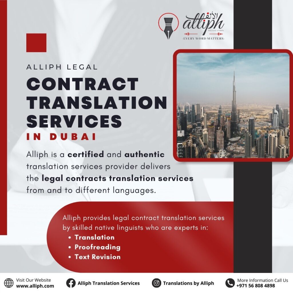 Dubai Contract Agreement Translation - Reliable Service